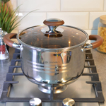 Кастрюля 3,8л нерж, индукция, "Daniks" Веллингтон GS-01415-20CA