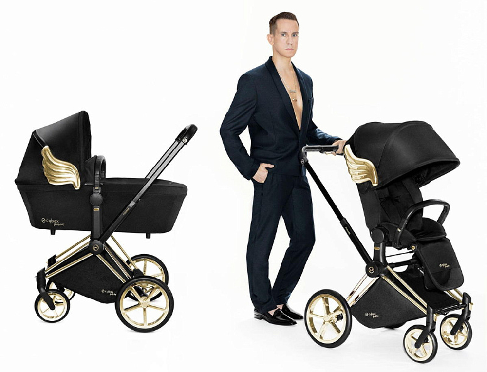Коляска 2 в 1 Cybex Priam IV 2 в 1 Jeremy Scott Wings