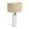 Mijal Керамическая настольная лампа с белой отделкой