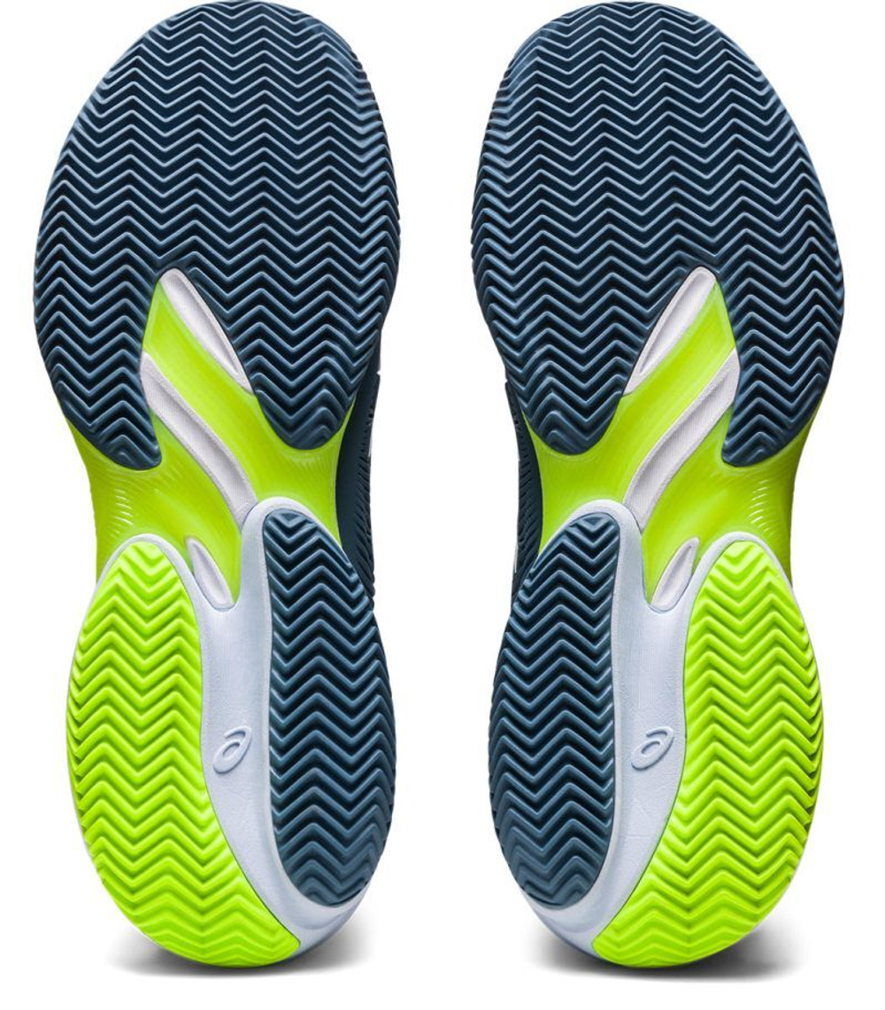 Мужские кроссовки теннисные Asics Court FF 3 Clay - steel blue/white