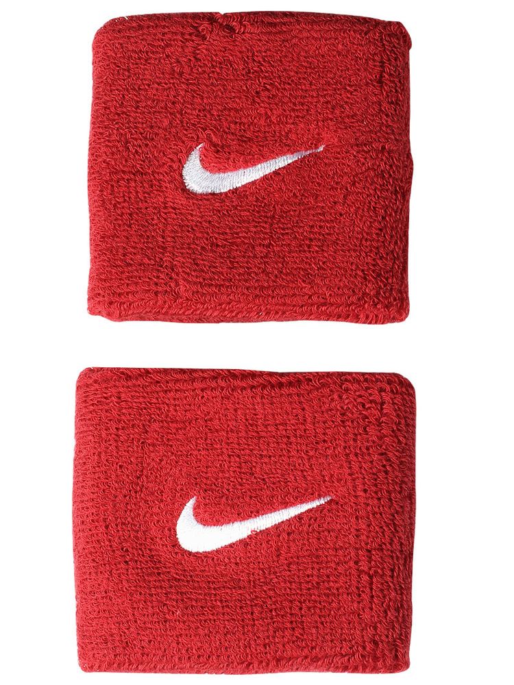 Напульсник теннисный Nike Swoosh Wristbands - varsity red/white