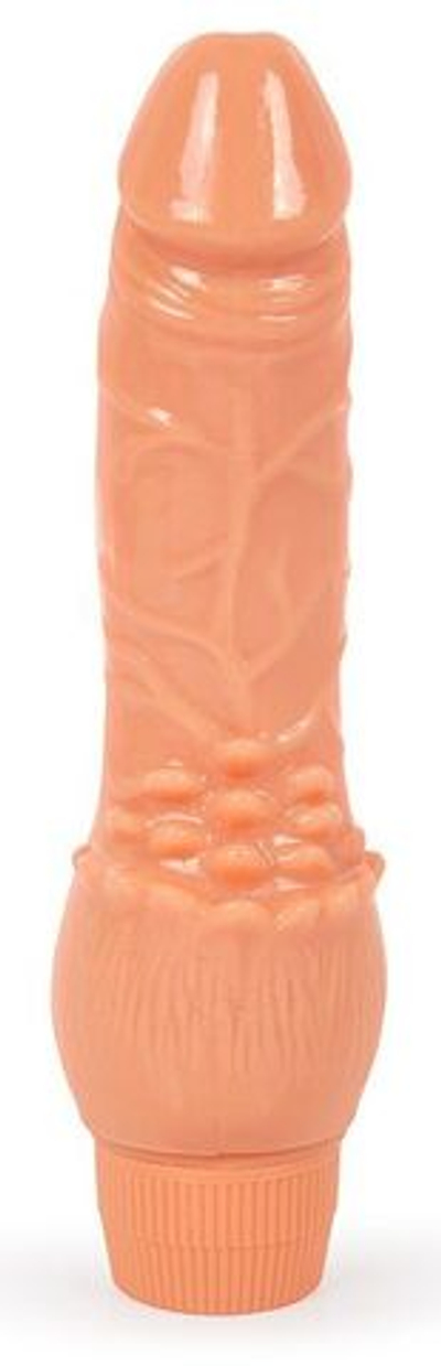 Телесный вибратор-реалистик без мошонки - 17 см. (Цвет: телесный)