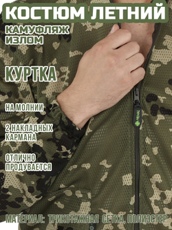 Мужской камуфляжный костюм Prival Летний, кмф Излом