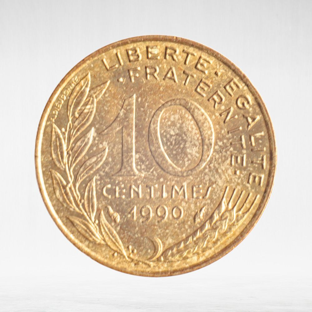 France, 10 Centimes 1990, VF