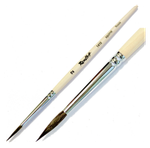 Кисть художественная ROUBLOFF (Рублев) белка, круглая, № 2, короткая ручка, ЖБ1-02,00Б