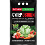 Сухое удобрение органическое BONA FORTE СУПЕР ОВОЩИ гранулированное, обогащенное цеолитом и аминокислотами 2 кг,