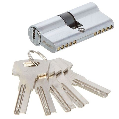 Личинка замка двери Avers, ZM-60-CR, 21644, 60 мм, хром