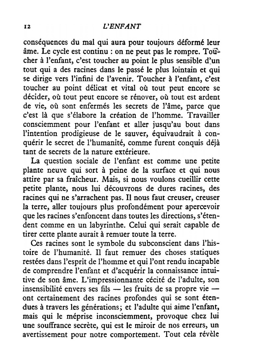 L'enfant | Maria Montessori