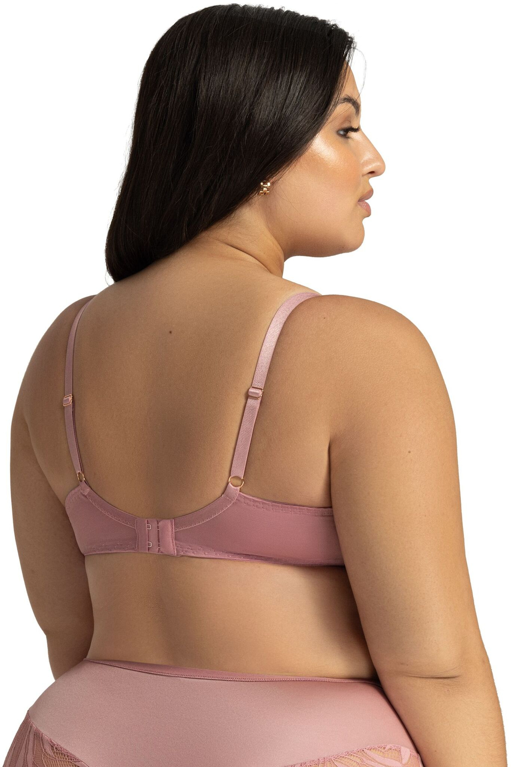 Розовый бюстгальтер Yasemin с мягкой чашкой (Размер: 95E) (Цвет: грязно-розовый)