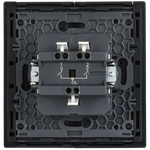 FORTE&PIANO Выключатель 2-клавишный 10А FP705M металл никель IEK