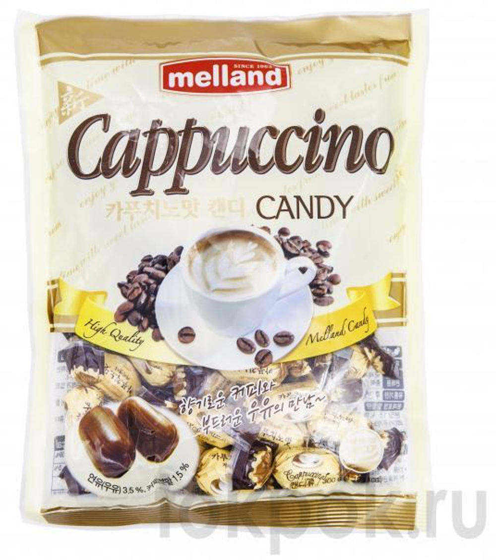 Карамель Melland со вкусом капучино New Cappuccino Candy, 300 гр