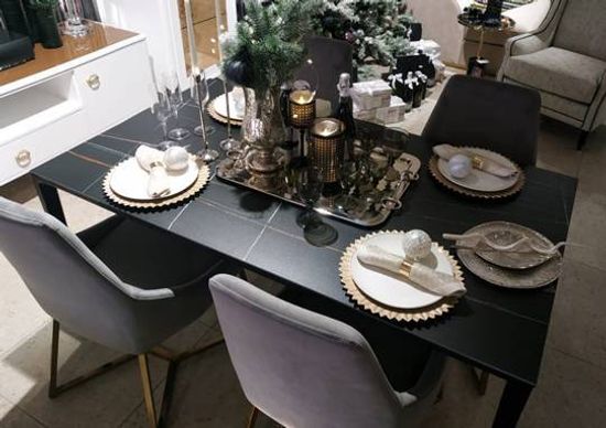 Стол Varna черная керамика 180