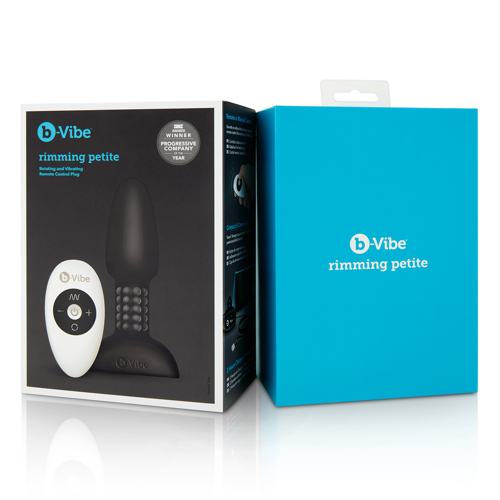 b-Vibe Rimming Petite - Анальная пробка с риммингом 