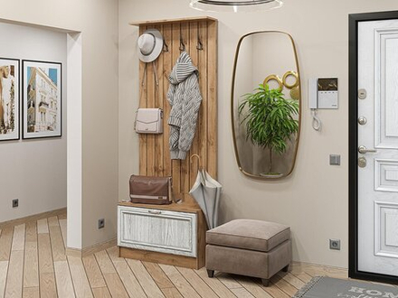 Прихожая Стиль-01 White Dreamline Дуб Вотан