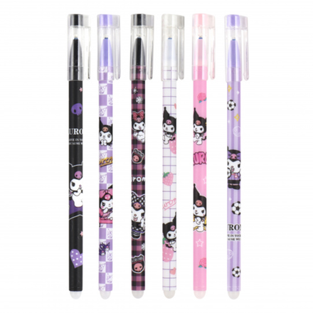 Ручка гелевая с стирательной резинкой Kuromi 1 шт