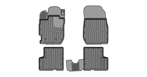 Коврики резиновые в салон 3D PREMIUM для Renault Duster 2WD/4WD (2017-) SRTK.PR.RN.DUST.17G.02X35