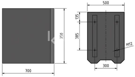 Подставка для станков Optimum MSM2