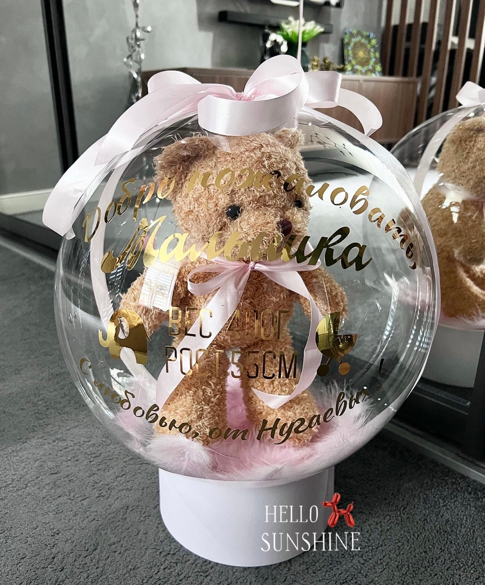 Игрушка в шаре на выписку