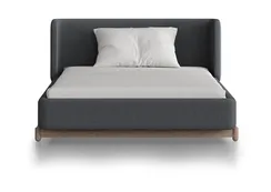 Кровать Basic спальное место 120*200 см (серый, твид)