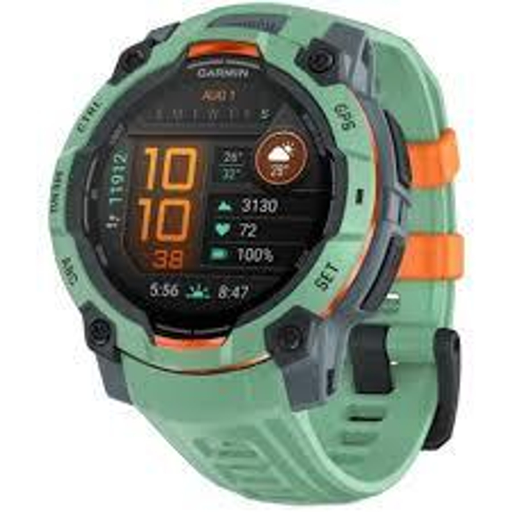 Смарт-часы INSTINCT 3, AMOLED, 45 mm, AMOLED, Neo Tropic силиконовый браслет, 010-02936-01