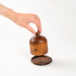 Масленка из дерева Сибирский Кедр для сливочного масла MS11