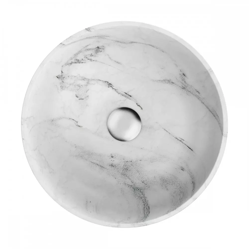Раковина для ванной Omoikiri Hitomi-WH Marble