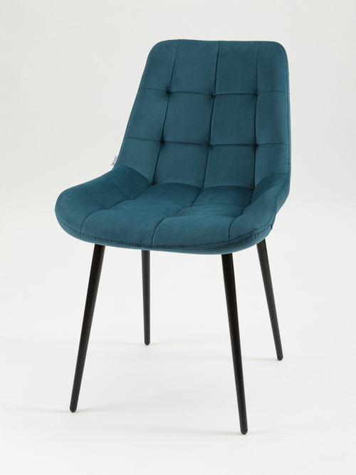 Стул MyFar Феникс пыльно-синий велюр (комплект 2 шт) MF1033-2