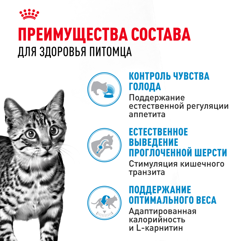 Royal Canin Indoor Appetite Control ИНДОР АППЕТАЙТ КОНТРОЛ Корм сухой для кошек живущих в помещении склонных к перееданию от 1 года до 7 лет 400г