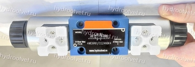 4WE6R61/CG24N9K4 - Гидрораспределитель золотниковый Ду 6 с электроуправлением, схема R (94), электроуправление G24, возврат - пружинный