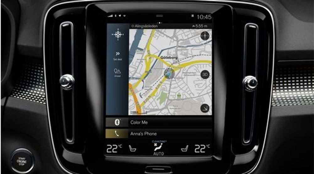 2018 2019 Volvo XC40 Sensus Navigation System 8.7 дюйм