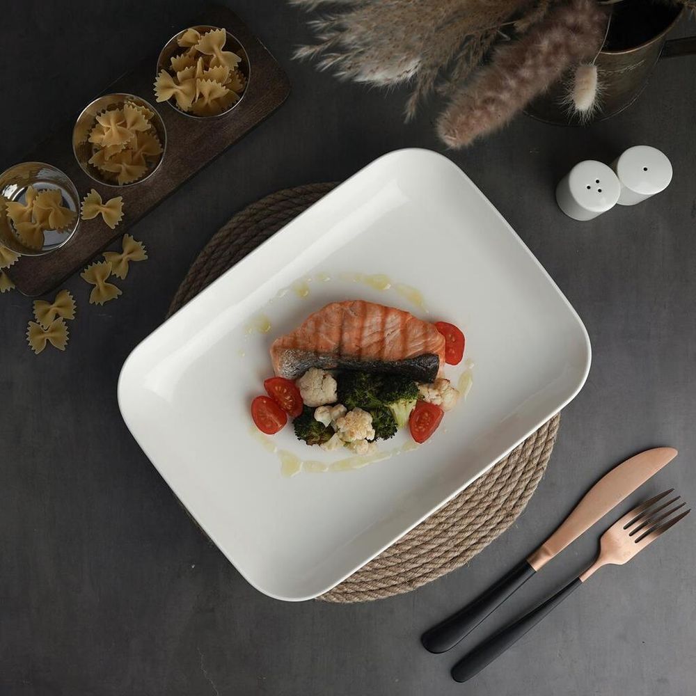 Блюдо прямоугольное 29,7*21,8 см h4,8 см 1575 мл без борта   Noble [1]