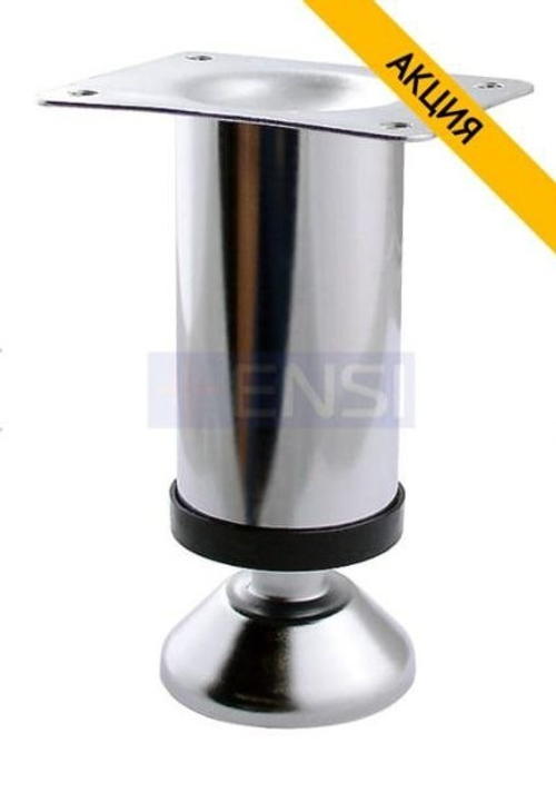 ES.025.38.100 Опора меб. рег.мет.площ. H=100 d=38