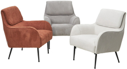 Кресло MAGDA Cato-08 коричневый, ткань / черный каркас, ®DISAUR