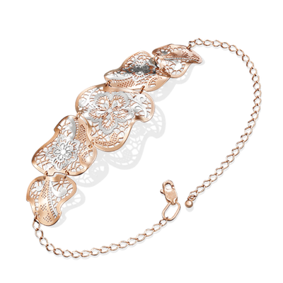 Браслет из красного золота