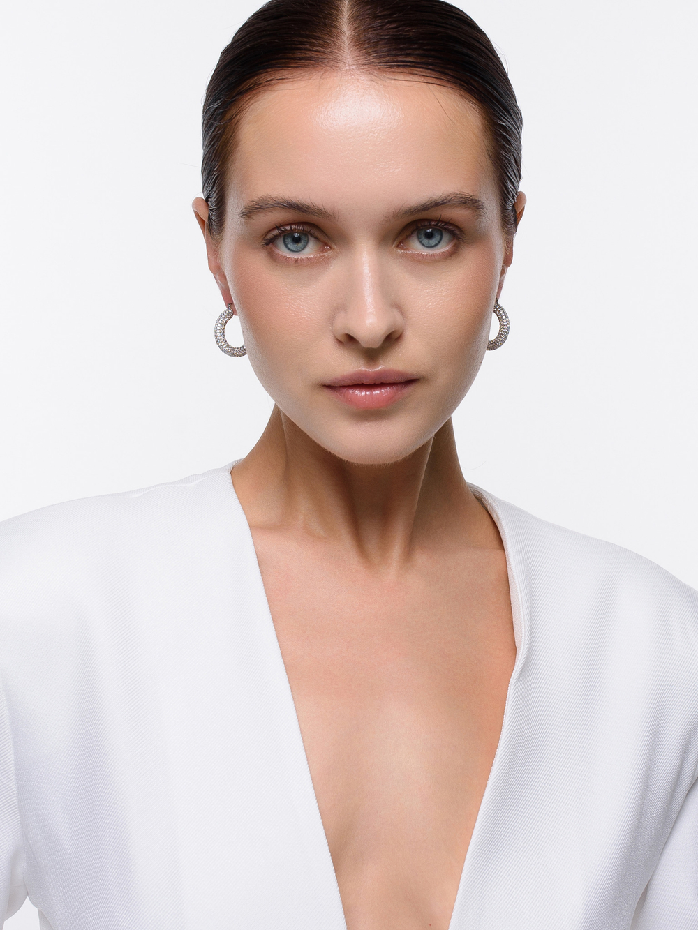 Серьги "Shiny" Silver