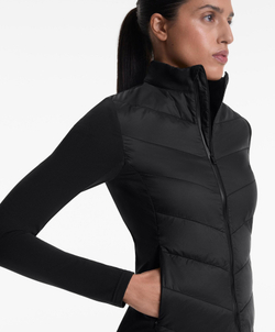 Oysho Утепленная куртка Running с наполнителем FELLEX® Volcanic, черный