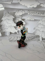 Ёлочная игрушка «Шапокляк» (Лефортовский фарфор)