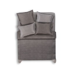 Наволочка декоративная 50х70 Hamam Bianca серая