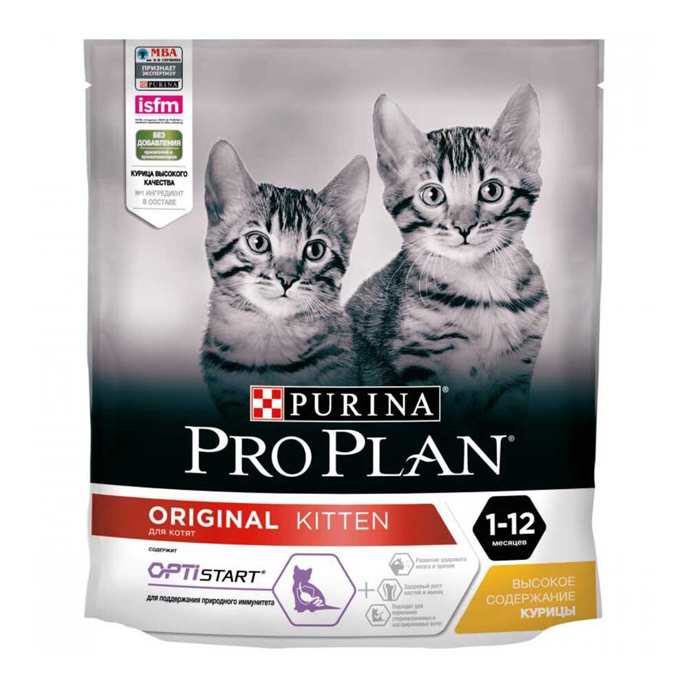 Pro Plan корм для котят с курицей (Kitten)