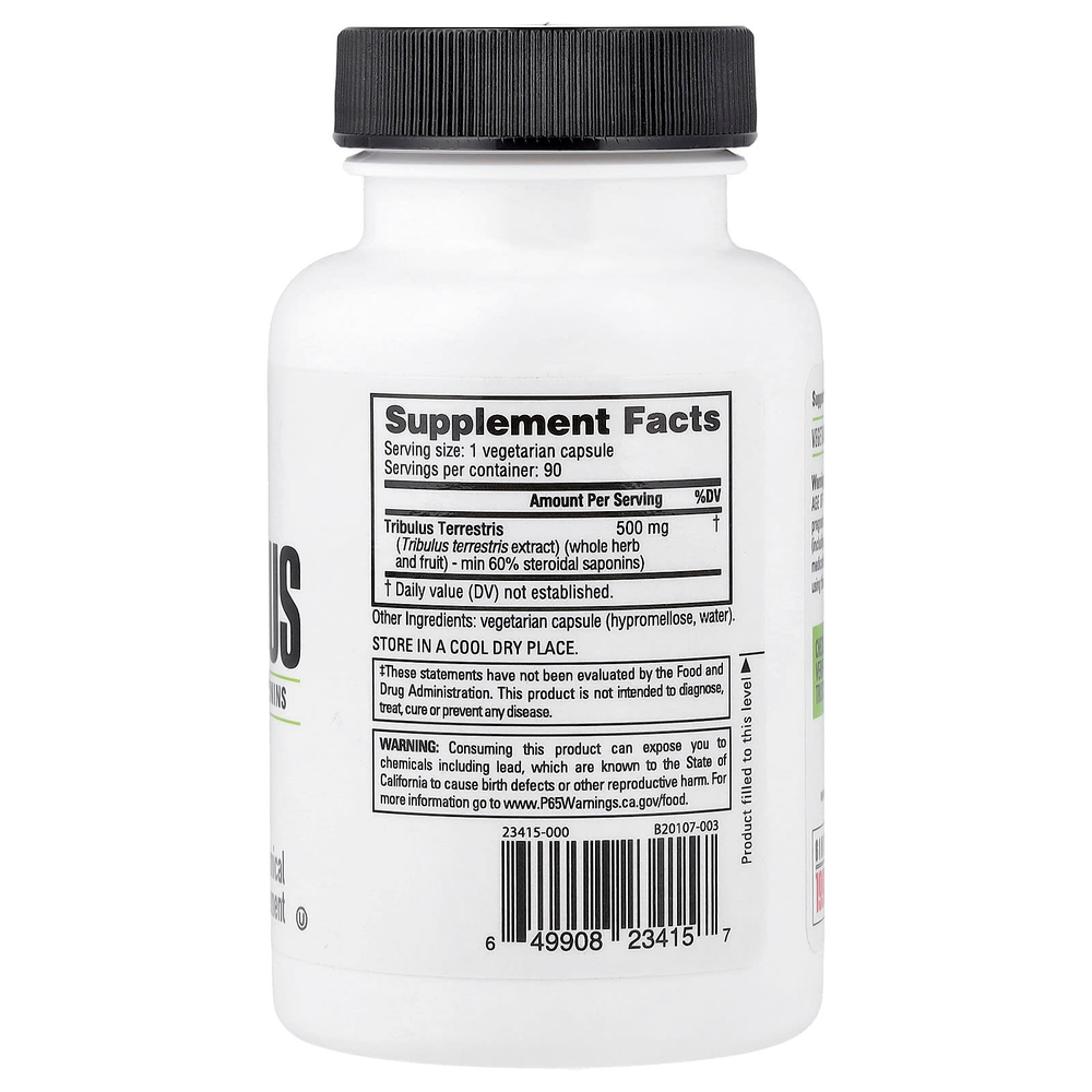 NutraBio, Якорцы, 90 капсул (500 мг в 1 капсуле)