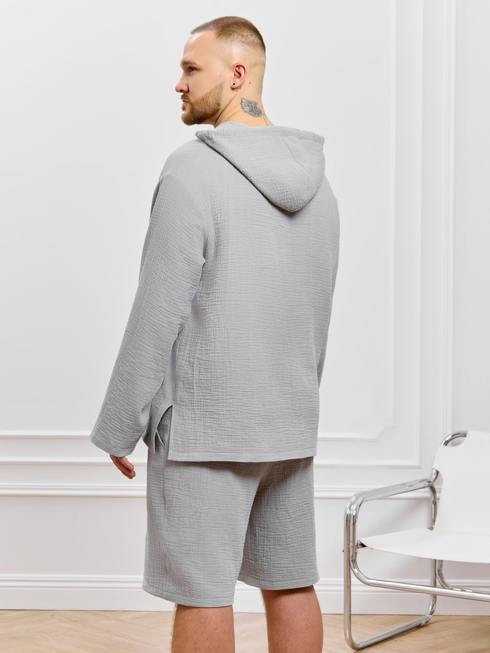 Костюм мужской Нептун-1 Виотекс СЕРЫЙ