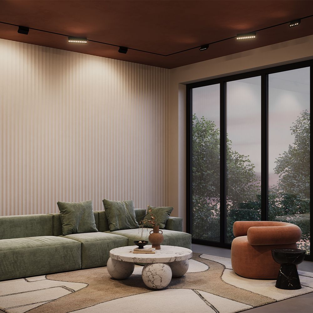 Трековый магнитный светодиодный светильник Maytoni Points Rot Gravity TR077-2-10W4K-B