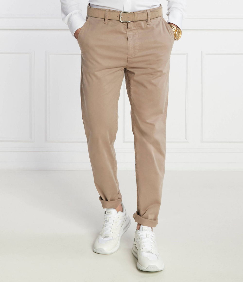 Брюки Chino_tapered BOSS ORANGE - коричневый(50510917)
