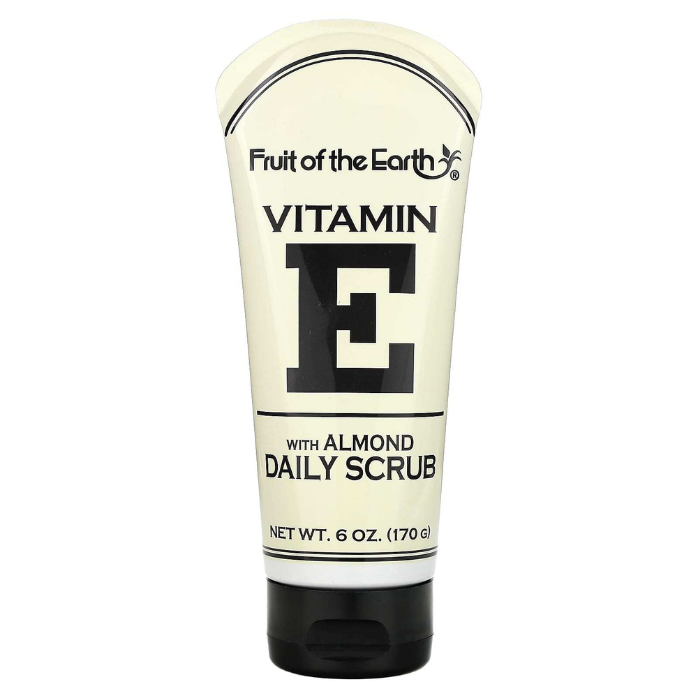 Fruit of the Earth, ежедневный скраб с витамином Е с миндалем, 170 г (6 унций)