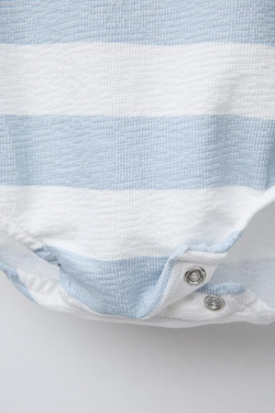 ZARA БОДИ В ПОЛОСКУ, ГОЛУБОЙ