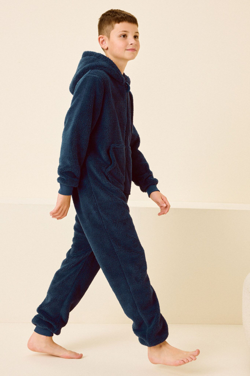 Комбинезон флисовый для мальчика Next N25-823, Темно-синий