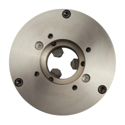 Токарный патрон К11-315C/С6, посадка на условный конус 6, трехкулачковый, самоцентрирующийся, сборные кулачки