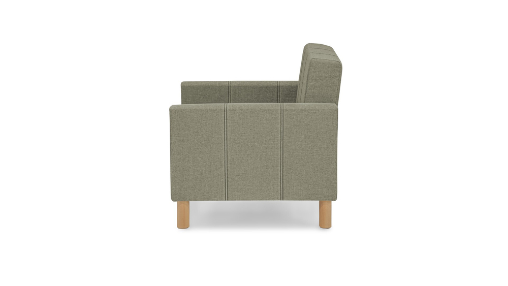 Кресло-кровать Уют Лайт Strong Plus 01 95*84*82 см, Серый Рогожка Выкатной Фиеста