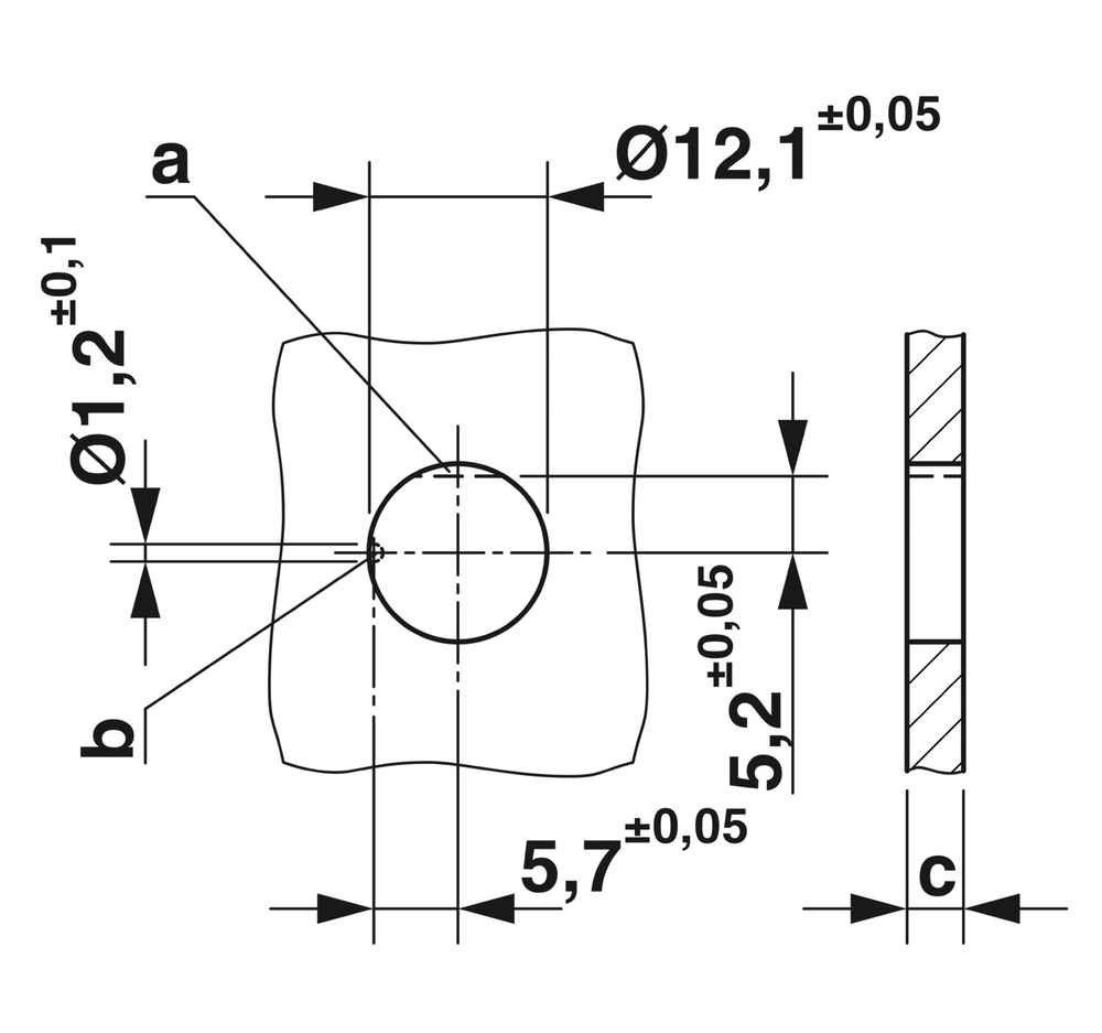 1001899 - PV-FT-CM-C-6-160-RD-FE - Аппаратн. соединитель передняя стенка