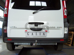 Оцинкованный фаркоп на Nissan Primastar 2002-2014, Opel Vivaro 2002-2014, Renault Trafic 2002-2014 (без электрики), Galia N048C